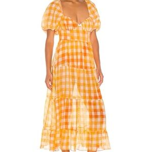 For Love And Lemons Mimosa Maxi Dress size S